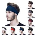 Fashion Unisex Solid Headband Men And Women Summer Fashion Outdoor Leisure Sports Elastic Solid Color Hairband резинки для волос. 