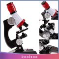 Science Kits for Kids Beginner Microscope with LED 100X 400X and 1200X Science Educational Toy Gift.