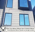 3/5/8m Window Privacy Film, One Way Mirror Film Anti UV Sun Blocking Heat Control Reflective Glass Tint Sticker for Home Office.