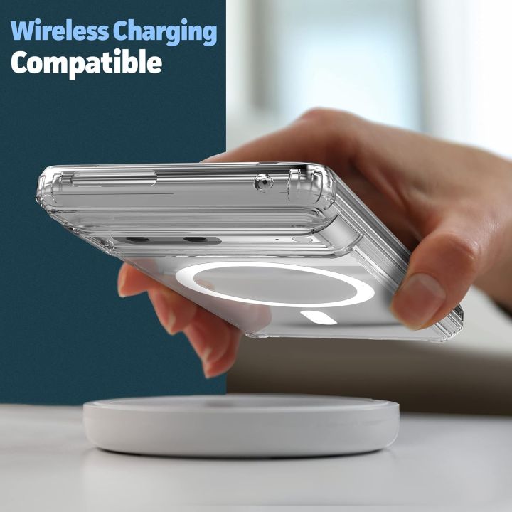 Google%20Pixel%207%20Non-Yellowing%20Clear%20Hard%20Polycarbonate%20Transparent%20Back%20Cover%20,Compatible%20with%20MagSafe%20Charging%20-%20Image%204