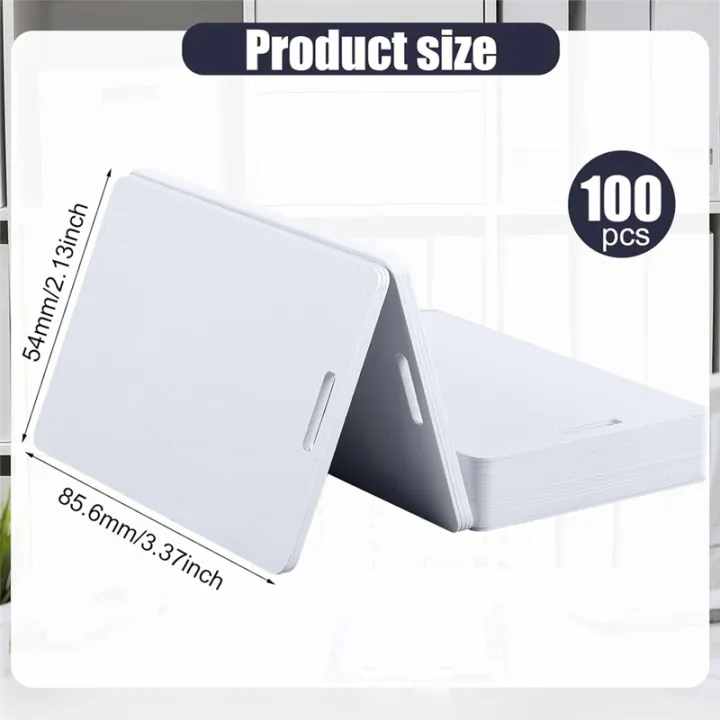 100%20Pcs%20White%20PVC%20Cards%20Blank%20Credit%20Cards%20Plastic%20Photo%20ID%20Card%20-%20Image%202