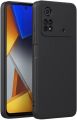 Xiaomi Poco M4 Pro 4G Silicone Matte Flexible Soft Phone Case- Black , Blue - Phone Back Cover.