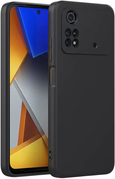Xiaomi%20Poco%20M4%20Pro%204G%20Silicone%20Matte%20Flexible%20Soft%20Phone%20Case-%20Black%20,%20Blue%20-%20Phone%20Back%20Cover%20-%20Image%203