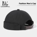 LouisWill Cap For Men Dome Melon Beanie Hats Adjustable Docker Cap Fashion Men's Landlord Hat Spring And Summer Street Trend Melon Hat Embroidery Retro Cap. 