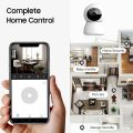 1080P HD Smart Security Camera, Network Camera with Microphone/Night Vision/Motion Detection/TwoWay Intercom/Remote Baby Monitor, EU Plug. 