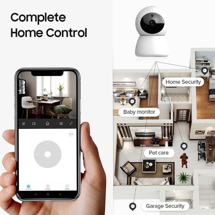 1080P%20HD%20Smart%20Security%20Camera,%20Network%20Camera%20with%20Microphone/Night%20Vision/Motion%20Detection/TwoWay%20Intercom/Remote%20Baby%20Monitor,%20EU%20Plug%20-%20Image%205