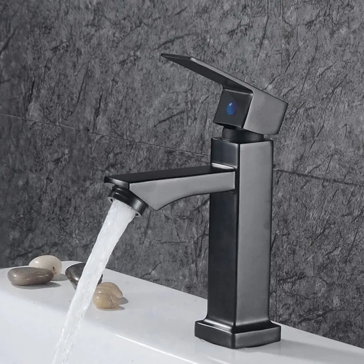 Black%20Basin%20Tap%20Single%20Handle%20Cold%20Water%20Faucet%20Deck%20Mounted%20Square%20Basin%20Faucet%20-%20Image%202