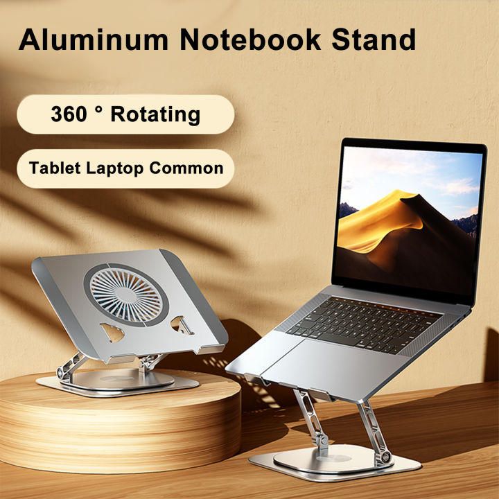 Rotatable Car Radiator Stand Laptop Stand 360° Rotatable Aluminum Alloy Tablet Cooling Stand with ...