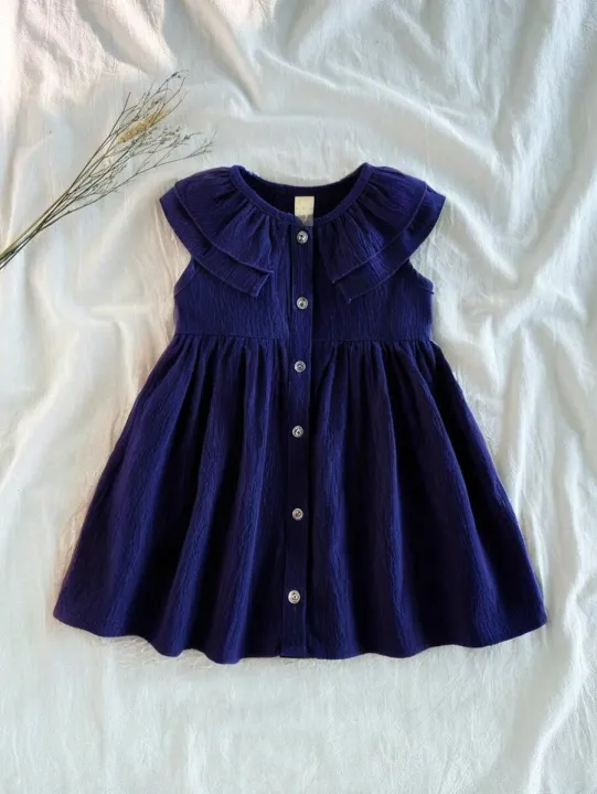 Charming%20Orange%20Spring%20Dress%20for%20Baby%20Girls%20%E2%80%93%20Four-Way%20Stretch%20&%20Flared%20Design%20-%20Image%203