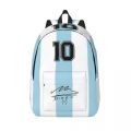 D10S Argentina 86 Diego Maradona D10 Backpack for Soccer Bag Football Schoolbag for Boy Girl Kids Daypack Durable. 
