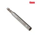 10Pcs Straight End Mill Cutter 4 Flute Hss Drill Bit 4/6/8/10/12mm for Cnc Milling Tool. 