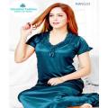 Women Sleeping Gown in Solid Colors - Enjoy a Great Night's Rest in This One-Piece Nightdress.