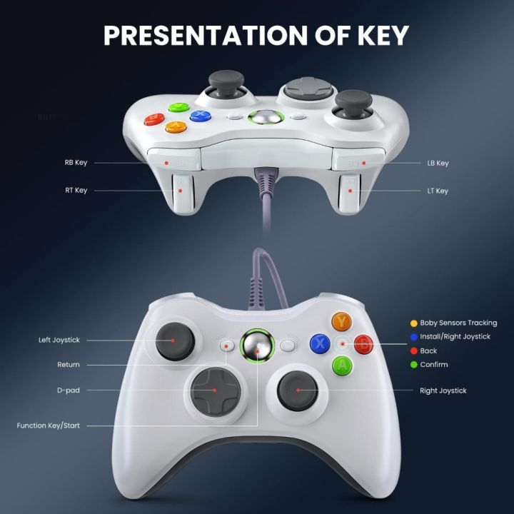 Xbox%20Wired%20Controller%20Usb%20Remote%20Gamepad%20Pc%20Gaming%20Control%207/8/10/11%20Video%20Game%20Console%20Accessories%20Joystick%20Joypad%20-%20Image%205