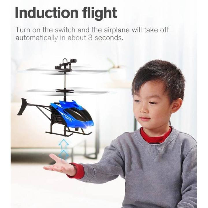 Mini Sensor Flying Helicopter Kids Toys LED Flashing Light Baby Toys For Children Infraed Induction Aircraft Helicopters Gift
