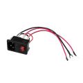 3D Printer Accessories Power Switch Socket Module 220V/110V 10A with Fuse. 
