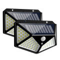 2Pcs 100 LED Solar Power Wall Light Motion Sensor Waterproof Lamp Outdoor light Simple Fidelity design. 
