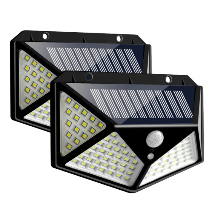 2Pcs%20100%20LED%20Solar%20Power%20Wall%20Light%20Motion%20Sensor%20Waterproof%20Lamp%20Outdoor%20light%20Simple%20Fidelity%20design%20-%20Image%206