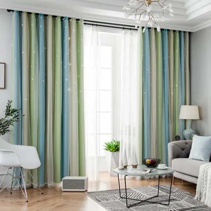 Shiny%20Stars%20Children%20Cloth%20Curtains%20Colorful%20Double%20Layer%20Star%20Window%20Curtains%20For%20Living%20Room%20Bedroom%20Gradient%20Blackout%20Curtain%20-%20Image%204