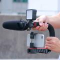 ULANZI Handle U Grip Pro Video Stabilizer U Shape Rig Triple Cold Shoe Mount Handheld Compatible with GoPro Hero 7/6 DSLRs Cameras Camcorders Canon Sony Smartphones Filming Shooting Low Position. 