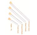 Plastic head stainless steel fourth section of telescopic itching scratching back itching rake does not ask for the elderly to massage and scratch device. 