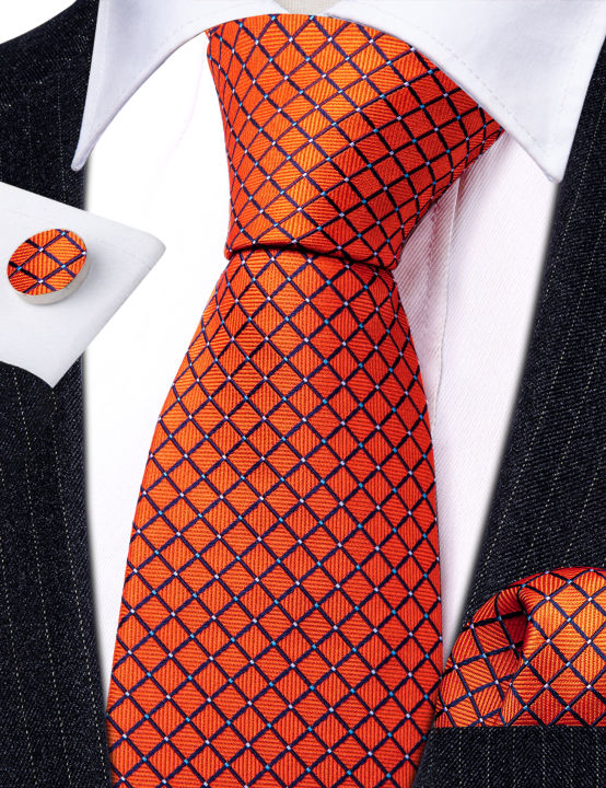 Fashion%20Orange%20Yellow%20Men%20Tie%20Luxury%20Silk%20Plaid%20High%20Quality%20Pocket%20Square%20Cufflinks%20Sets%20Groom%20Wedding%20Gifts%20Barry.Wang%206484%20-%20Image%206