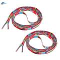 1 Pair of Roller Skates Shoes Lace Shoes Strings for Hocky Flag Pattern.