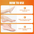 EELHOE Anti Crack Foot Hand Gel Ginger Cuticles Care Anti-Drying Healing Crack Frost Mask Dead Skin Removal Deep Moisturizing Feet Crack Whitening Smooth Feet Care.