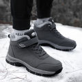 Fashion Winter Men Ankle Boots Soft Keep Warm Snow Boots Mens Outdoor Non-slip Cotton Boots For Couple High Quality Winter Shoes BunnyGarden. 