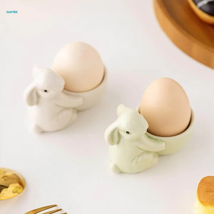 Ceramic%20Rabbit%20Egg%20Cup%20Kitchen%20Gadget%20Dinnerware%20Easter%20Bunny%20-%20Image%203