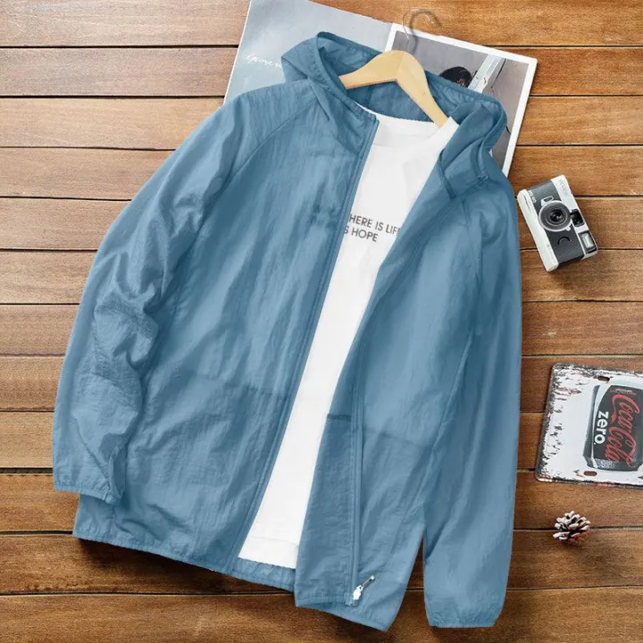 Sun%20Protection%20Clothing%20Men's%20Summer%20Ice%20Silk%20Breathable%20Light%20Cool%20Feeling%20Loose%20Trendy%20Casual%20Sun-Protective%20Clothing%20Men's%20Thin%20Coat%20-%20Image%208