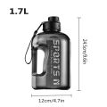 1.7L BPA FREE Water Bottle Sport Cup Large Fitness Water Bottle with Straw Big GYM Drink Bottles for Water Bottles 1 s Water Bottles. 