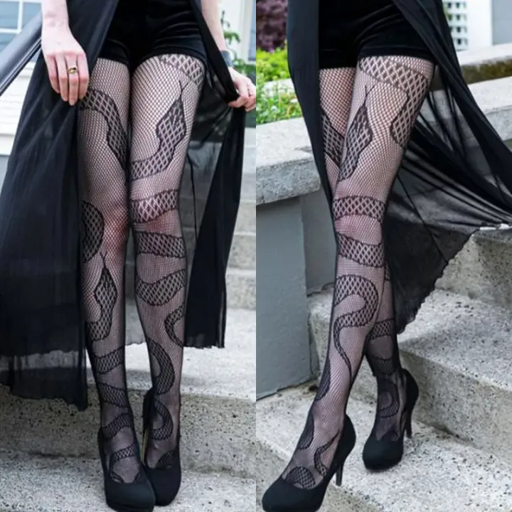 Snake%20tights%20women%20stockings%20punk%20sexy%20fishnet%20pantyhose%20Harajuku%20evil%20snake%20jacquard%20stocking%20black%20mesh%20body%20socks%20leggings%20-%20Image%202