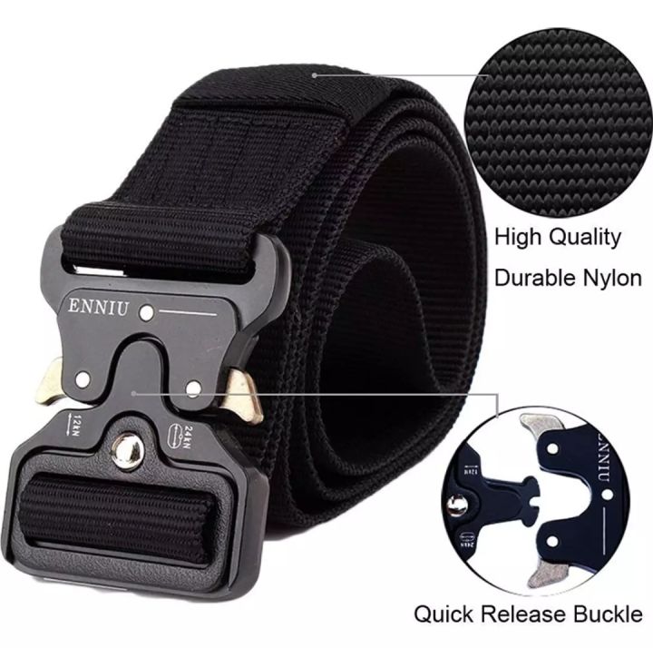 Multicolor High quality Nylon Auto Adjusted Belt For Men