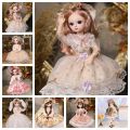 GROVERT Princess Toy 30CM Movable Joint Doll Plastic Safety Girl Dress Up Toys Cute Baby Doll Girl. 