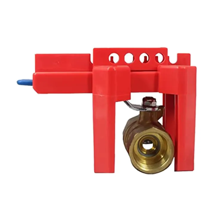 Ball%20Valve%20Locking,%20Adjustable%20Ball%20Valve%20Locking%20Device,%20Small,%20for%201/2Inch-2-1/2Inch%20Outer%20Pipe%20Diameter,%20Red%20-%20Image%208