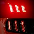 Car Rear Tail Light Lamp Stickers Honeycomb Type Decal Carbon Fiber Style 48 x 30cm.