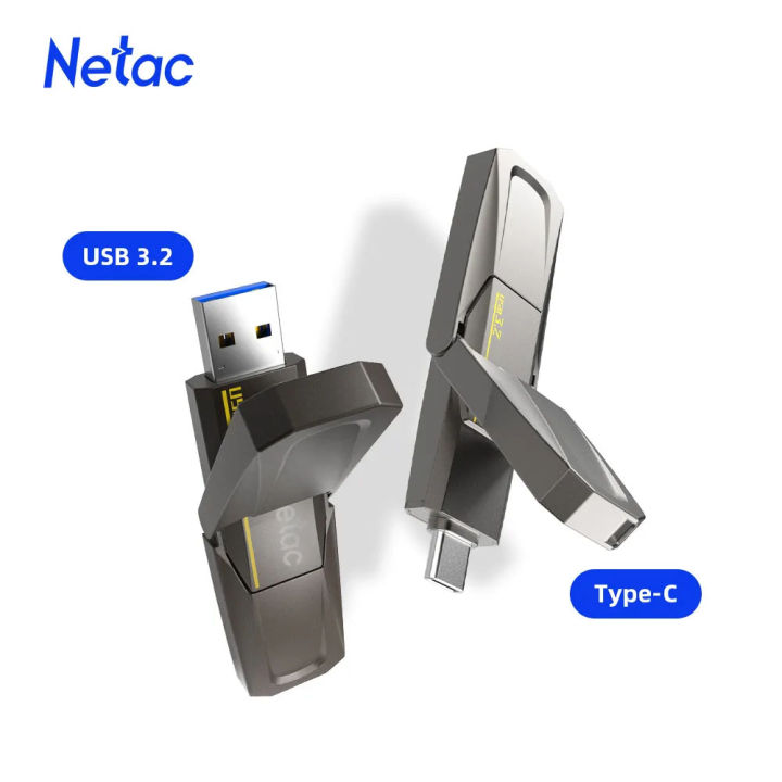 Netac 128gb 256gb USB 3.2 Gen2 Flash Drive US5 Encrypted USB Disk Type C Pendrive 512gb 1tb SSD USB Stick Memory