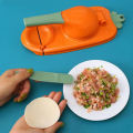 Dumpling Maker - Convenient Tool For Making Perfect Dumplings And Momos - Features 2-In-1 Design For Easy Use. 