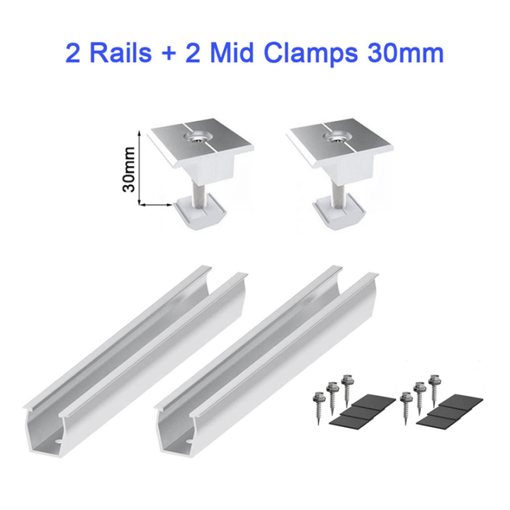 Solar%20Panel%20Mount%20Bracket%20Rails%20Clamp%20Fastening%20Module%20Mount%20Mounting%20PV%20Solar%20Power%20Supplies%20Trapezoidal%20Roof%2030mm%20Easy%20Install%20-%20Image%2010