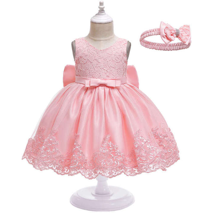 New%20Girl's%20Long%20Bow%20Lace%20for%20Big%20Evening%20Kids%20Dress%20-%20Image%207