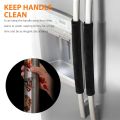 2Pcs Smudges Decor Warmer Anti-static Appliance Handle Cover Refrigerator Door Handle Cover Kitchen Appliance Protector Velvet Cloth. 