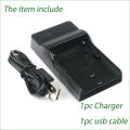 Lanfulang USB Battery Charger for Sony DSC-T5 DSC-T9 DSC-T10 DSC-T11 DSC-T33 DSC-P100 DSC-P120 DSC-P150 DSC-P200 DSC-T30. 