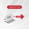 18W Fast Charger - USB Type-A Charger with USB Cable, Quick Charge Power Adapter for All Android Samsung and iphone 16/15 Mobile Devices. 
