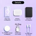 Accessories Gift Box for iPhone, 6in1 Accessories Set,Wireless Earbuds Pro,EU PD20w Fast Charger, Wireless Charger,Clear Case. 