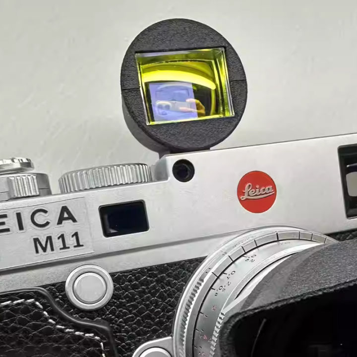 50mm Side-axis Camera External Viewfinder Optical Side Axis Viewfinders Replacement with Frame Line Magnification 0.8 Clear