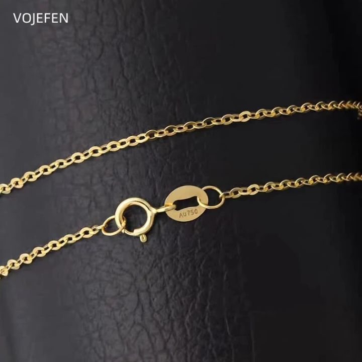 VOJEFEN%20Golden%20Bracelets%20For%20Women's%20Luxury%20Hand%20Jewelry%20Brand%2018K%20Of%20Real%20Gold%20New%20In%20Mother%20kids%20Girls%20Chain%20Bracelet%20Fashion%20-%20Image%205