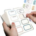 Deli E6432 Sticker Labels Self Adhesive Name Stickers Paper Label 22x33mm.