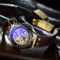 Retro Men's Fashion Hollow Fully Automatic Mechanical Watch.