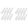 16 Pcs Plastic Buffet Serving Tongs Mini Serving Utensil Tongs Appetizers Tongs Clear Kitchen Tongs 6.3 Inch Small Ice.