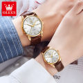 New OLEV Olevs Watch One Double Calendar Waterproof Couple Watch Non-Mechanical Watch Watch Female.